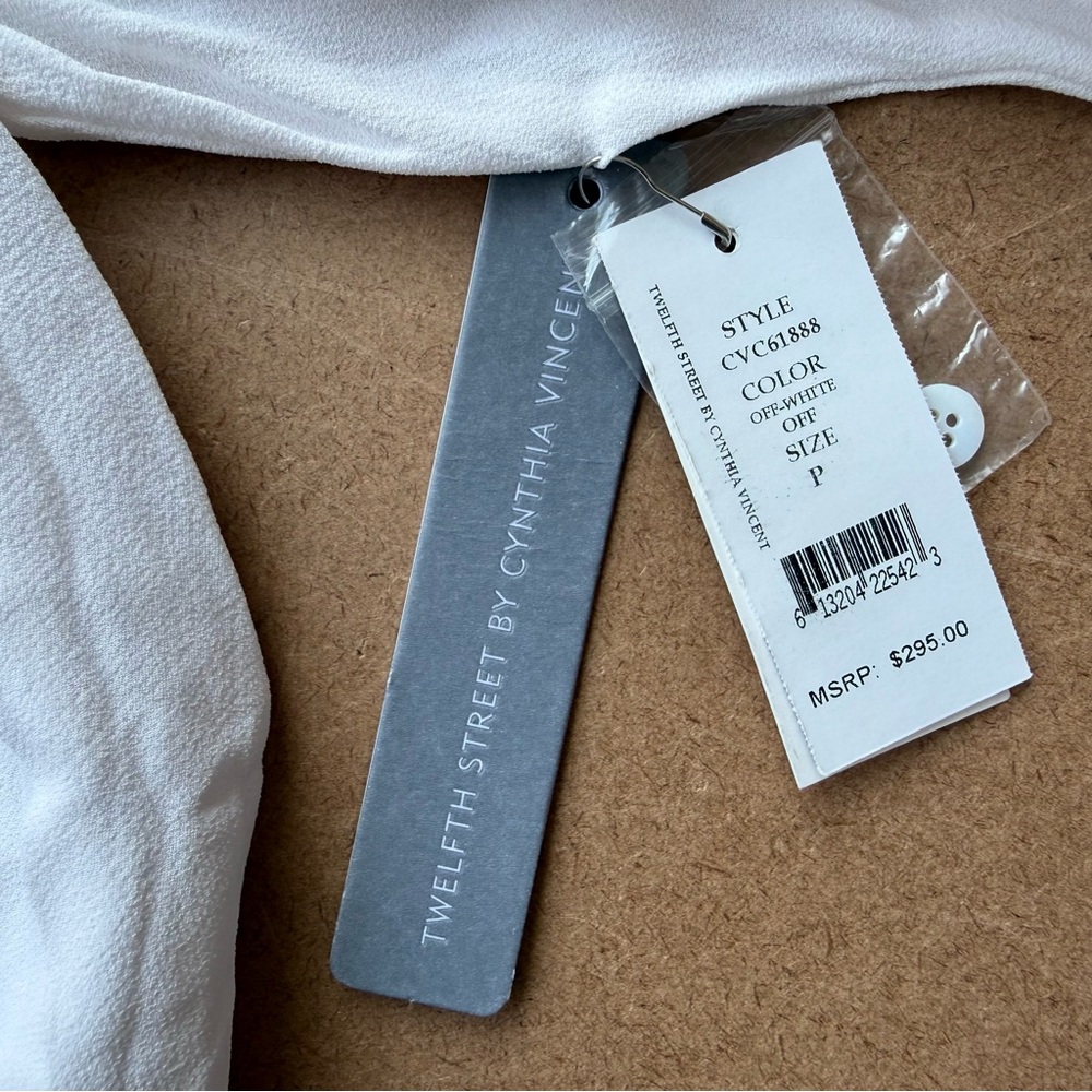 Twelfth Street by Cynthia Vincent Off-White Color Romper - Picture 2 of 7